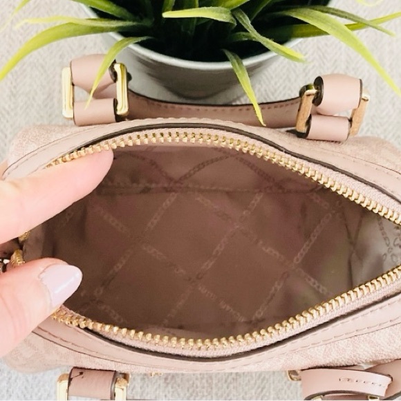 Michael Kors Bedford Legacy Extra-Small Logo Duffle Crossbody Bag - Picture 13 of 15